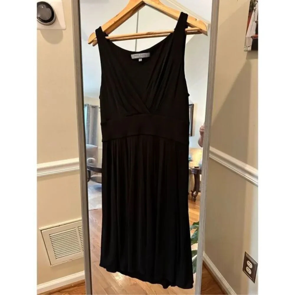 Anne Klein Black Shift Dress Size 10